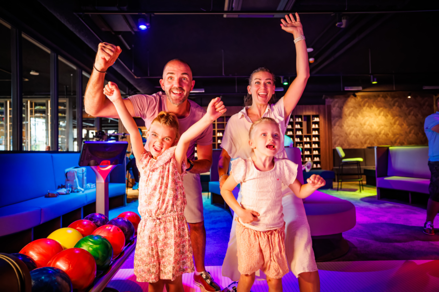 Hyper bowling tijdens een dagje uit in Mauk