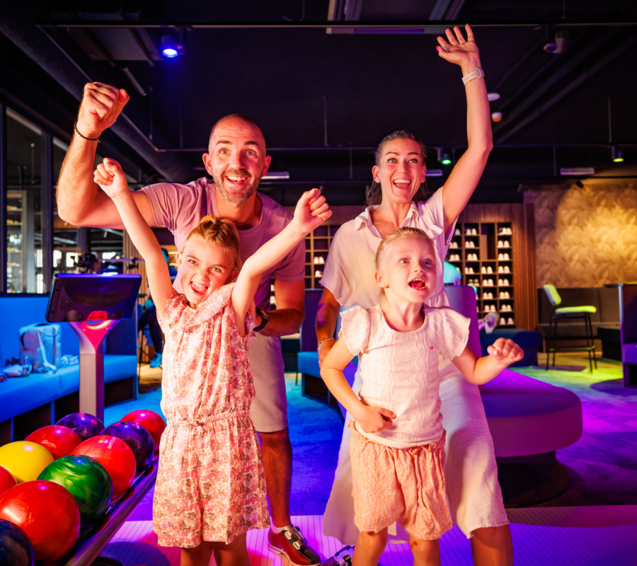 Hyper bowling tijdens een dagje uit in Mauk