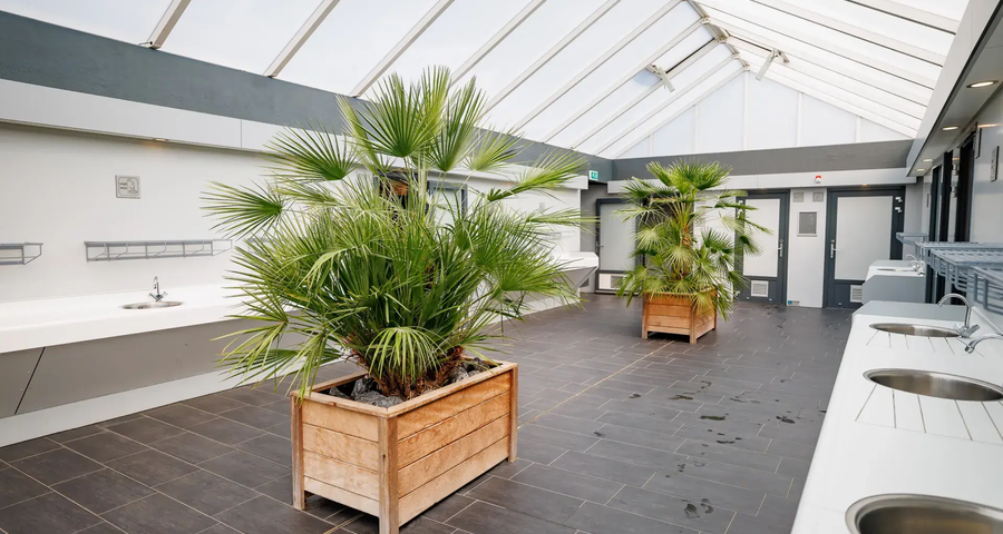 Wintercamping holland beheizte sanitäranlagen maurik